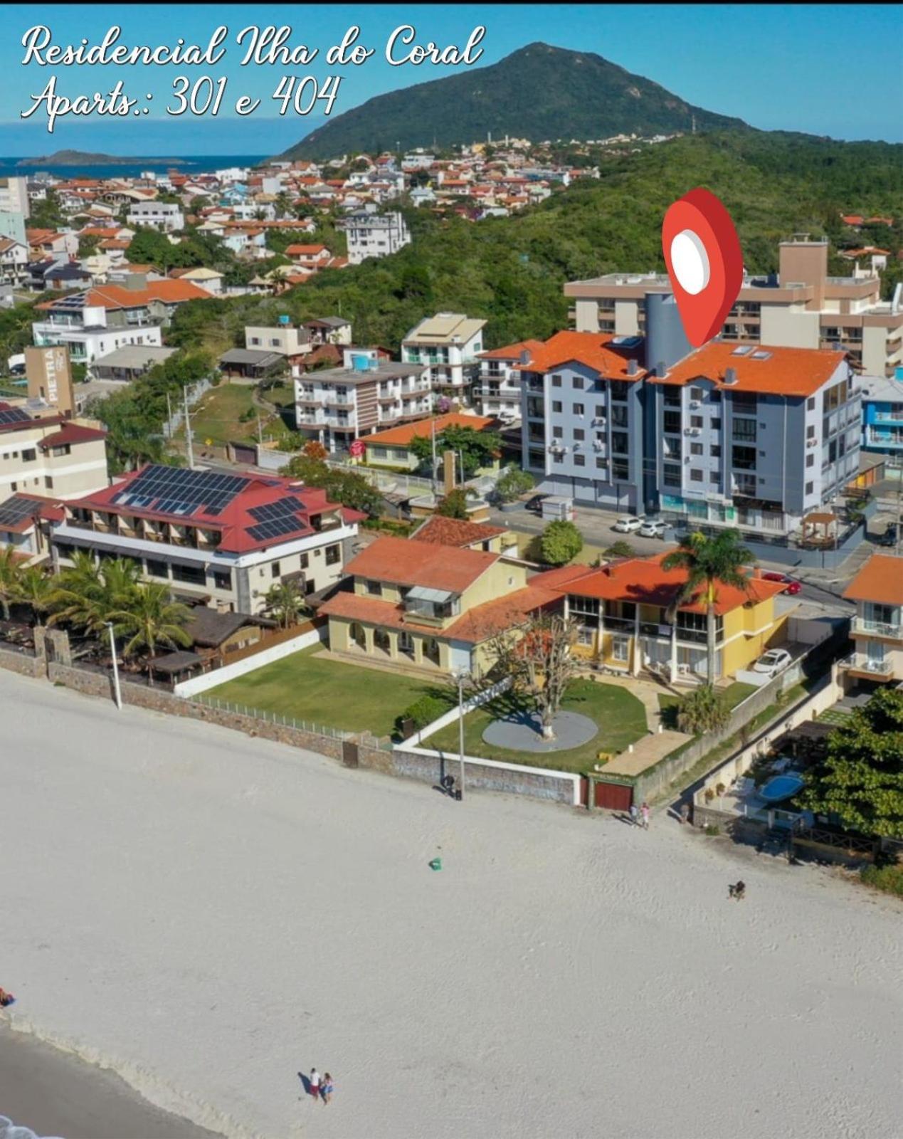 フロリアノポリスApartamento 404 - A 20 Metros Da Areia Da Praia Dos Ingleses - 4 Pessoasアパートメント エクステリア 写真